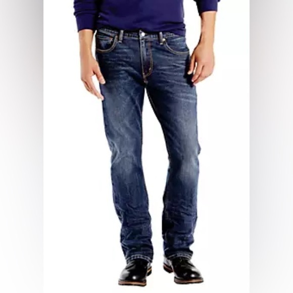LEVIS Men’s 527‎ Slim Boot Cut Denim Blue Jeans Size 29/30 Y2K Retro Casual - Picture 1 of 16